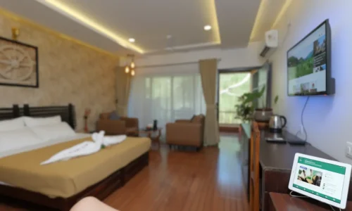 kerala-ayurveda-hospital-room-tv-wifi-facility